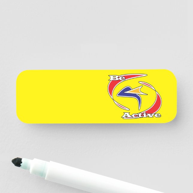 Etiqueta Para Nombres Ser activo (In situ)