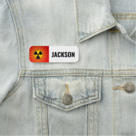 Etiqueta Para Nombres Símbolo de radiación