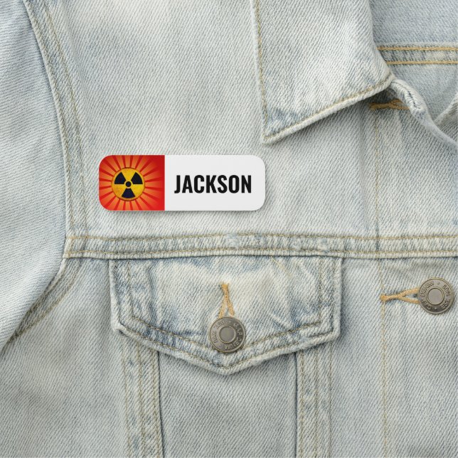 Etiqueta Para Nombres Símbolo de radiación (In situ)