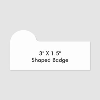 Etiqueta Para Nombres Simple insignia de negocio profesional de 3"X1.5"