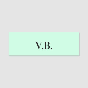 Etiqueta Para Nombres Simple texto de nombre de color sólido agregar mon