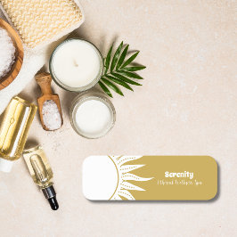 Etiqueta Para Nombres Sol y luna celestes holísticos