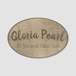 Etiqueta Para Nombres Sombras de Ombre de color topo