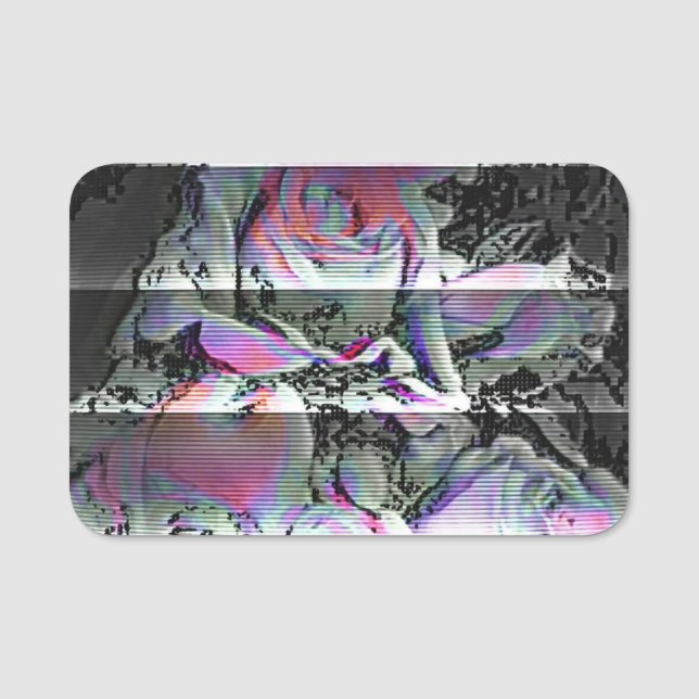 Etiqueta Para Nombres Techno Bouquet (Anverso)