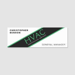 Etiqueta Para Nombres Técnico de HVAC