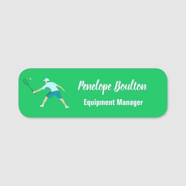 Etiqueta Para Nombres Tenis (Anverso)