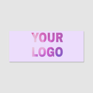 Etiqueta Para Nombres texto simple mínimo agregue su logotipo/diseño aqu