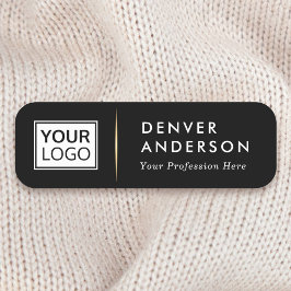 Etiqueta Para Nombres Título del nombre del logotipo divisor de gradient