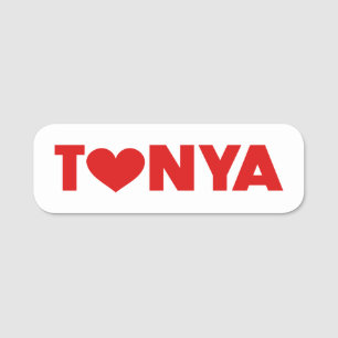 Etiqueta Para Nombres Tonya Love