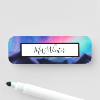 Etiqueta Para Nombres Un Millón de Aurora Dreams Name Tag