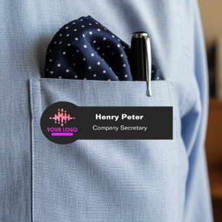 Etiqueta Para Nombres Unique Custom Logo Employee Magnetic Or Safety Pin