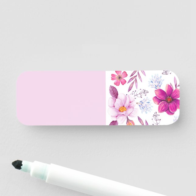 Etiqueta Para Nombres Violet rosa (In situ)