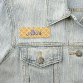 Etiqueta Para Nombres Waffle Cone