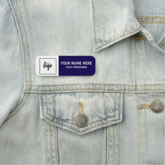 Etiqueta Para Nombres Your Logo and Name Personalized Employee