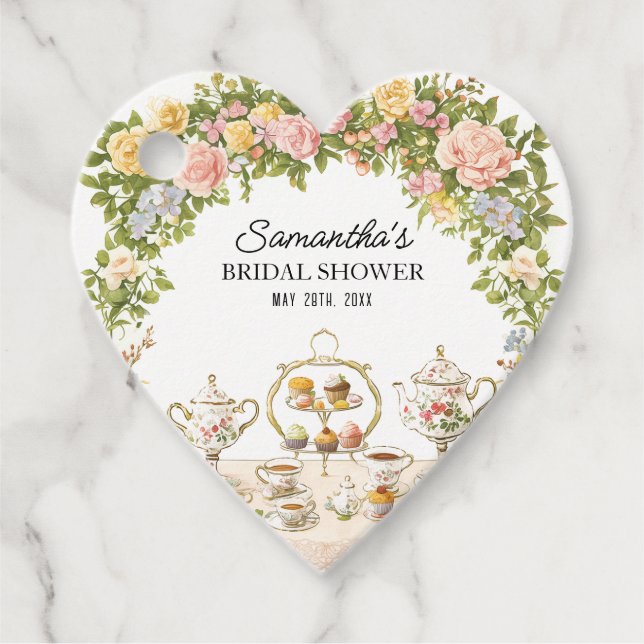 Etiqueta para Recuerdos de Desayuno Nupcial con fo (Anverso)