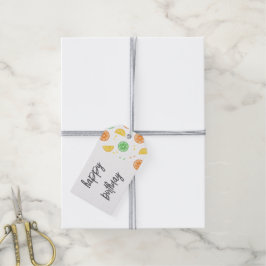 Etiqueta para regalo cítricos
