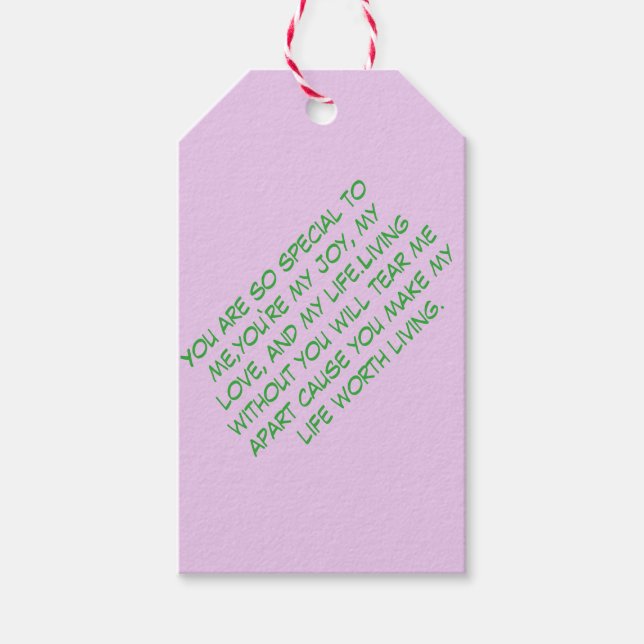 Etiqueta para regalos (Anverso)