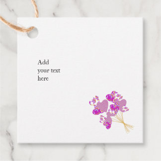 Etiqueta para Regalos con globos geométricos