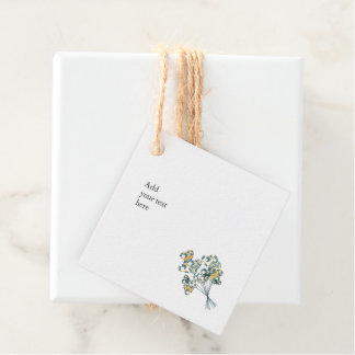 Etiqueta para Regalos con globos geométricos