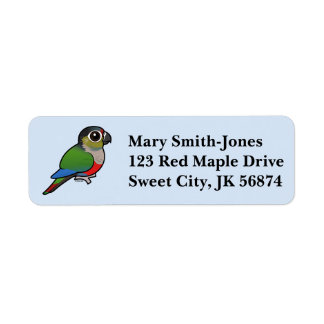 Etiqueta Parakeet Birdorable Crimson