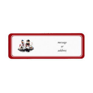 Etiqueta Pareja Foxy (Añadir tu texto)