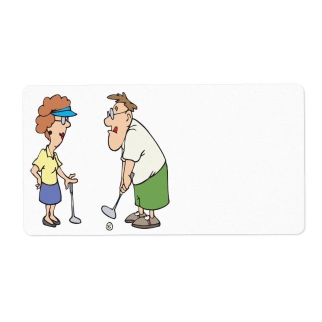 Etiqueta Parejas que juegan juntas (Frente)