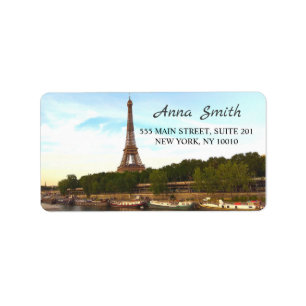 Etiqueta París. Francia. Torre Eiffel