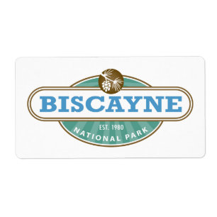 Etiqueta Parque nacional de Biscayne Florida