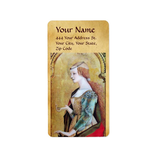 Etiqueta Parque SAINT MARY MAGDALENE (Frente)