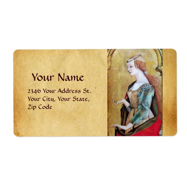 Etiqueta Parque SAINT MARY MAGDALENE (Frente)