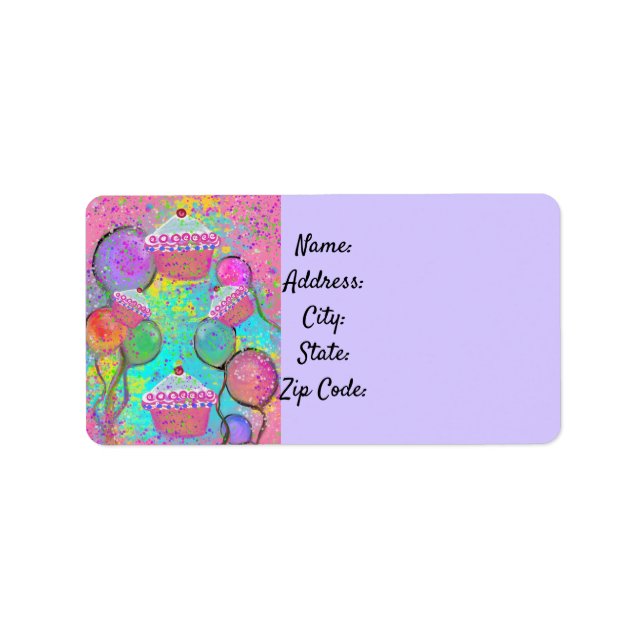 ETIQUETA PARTIDO DEL CUMPLEAÑOS (Frente)