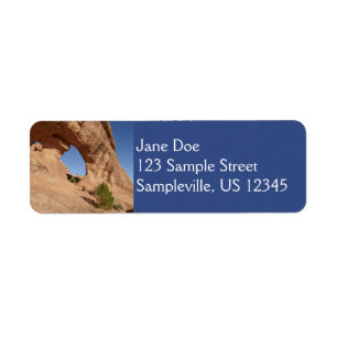 Etiqueta Partition Arch III en Arches National Park