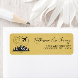 Etiqueta Pasaporte amarillo de Colorado