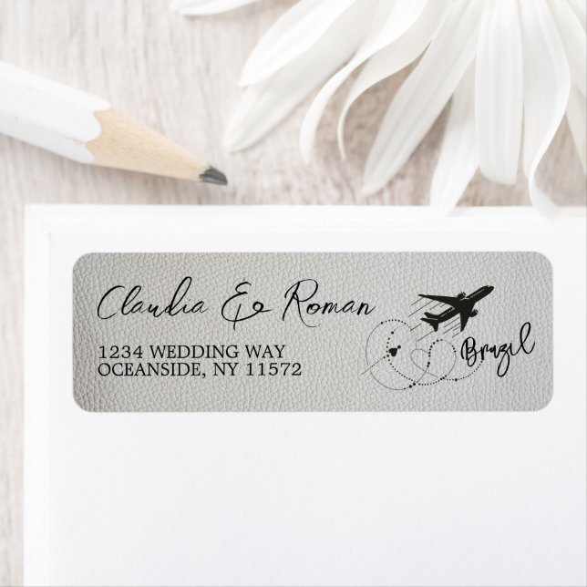 Etiqueta Pasaporte de Brasil blanco (In situ)