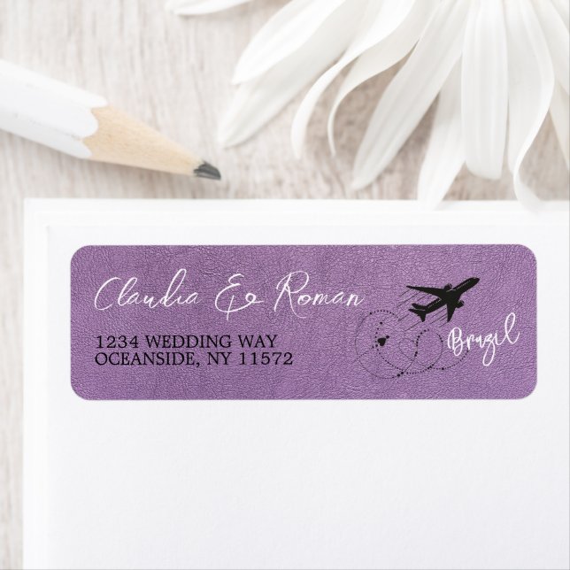 Etiqueta Pasaporte de Lavender Brasil (In situ)