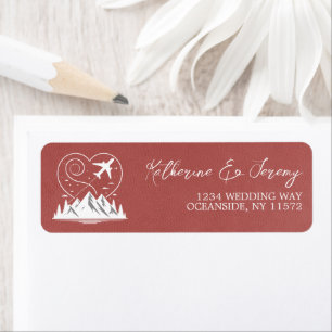 Etiqueta Pasaporte ligero de Borgoña Colorado