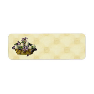 Etiqueta Pascua de Vintage