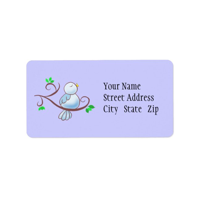 Etiqueta Pase azul feliz (Frente)