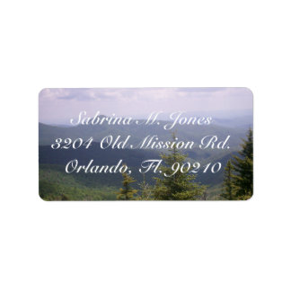 Etiqueta Paseo en motocicleta de Blue Ridge