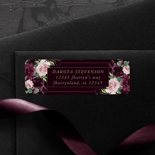 Etiqueta Pasión amorosa | Dramática dirección Rosa de vino  (Subido por el creador)