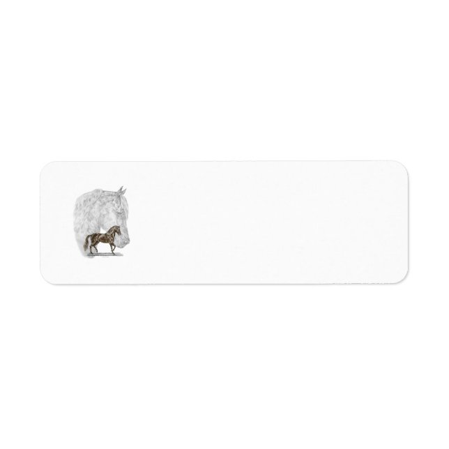 Etiqueta Paso Fino Horse Art (Frente)