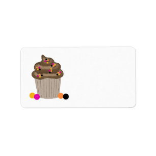 Etiqueta Pastel de chocolate