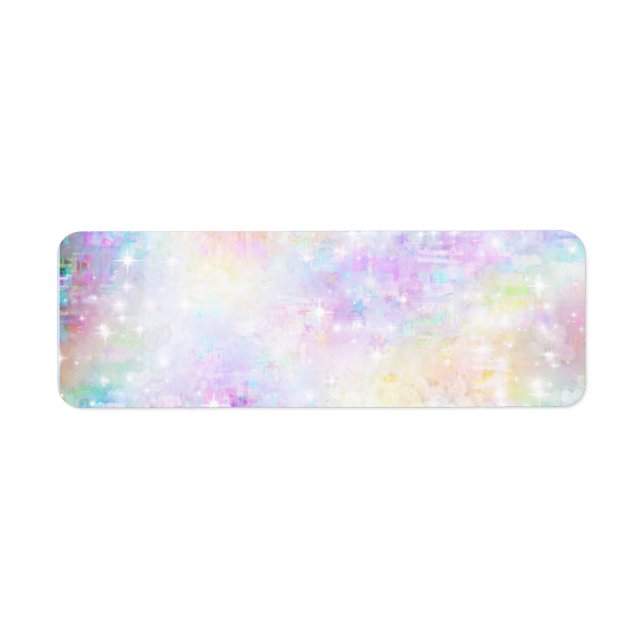 Etiqueta Pastel Fantasy en blanco (Frente)
