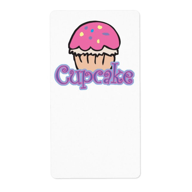 Etiqueta Pastel rosa (Frente)