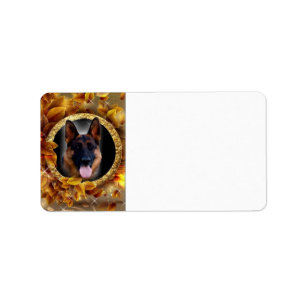 Etiqueta Pastor Alemán Leal