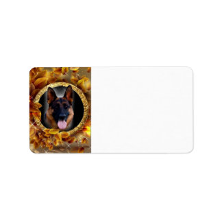 Etiqueta Pastor Alemán Leal