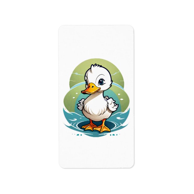 Etiqueta pato-blanco (Frente)