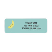 Patrón azul del dibujo del plátano amarillo