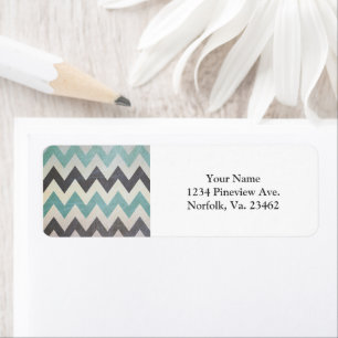 Etiqueta Patrón de Chevron sobre textura Metalizado por Shi