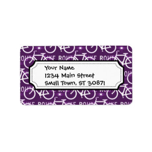 Etiqueta Patrón de ciclismo de bicicleta de Fixier ruta de 